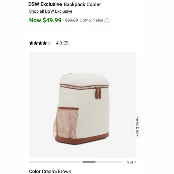 NWT Camuto DSW Exclusive Backpack Cooler - Picture 11 of 16